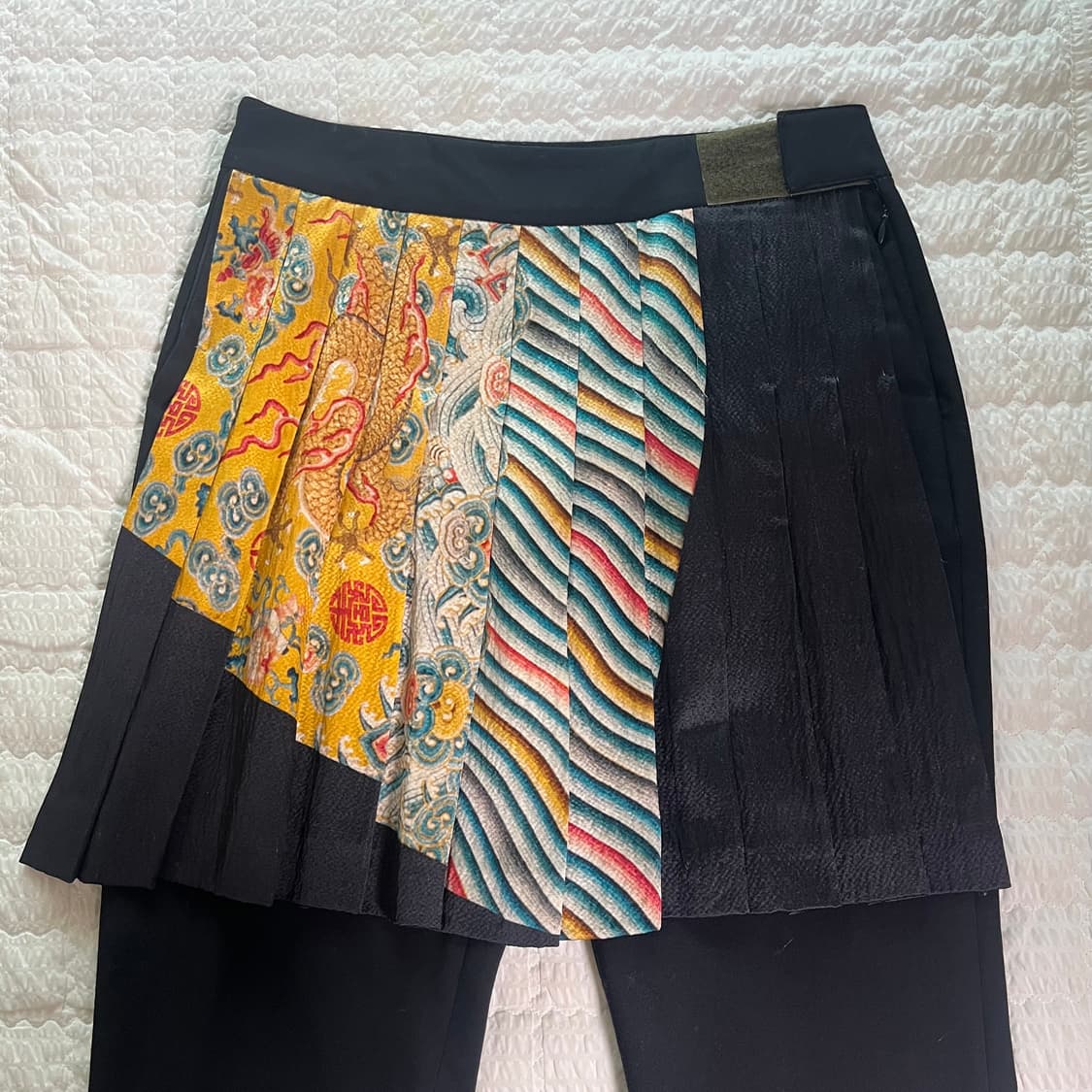 드리스 반 노튼 12FW 실크 아트 스커트 팬츠 상품이미지3