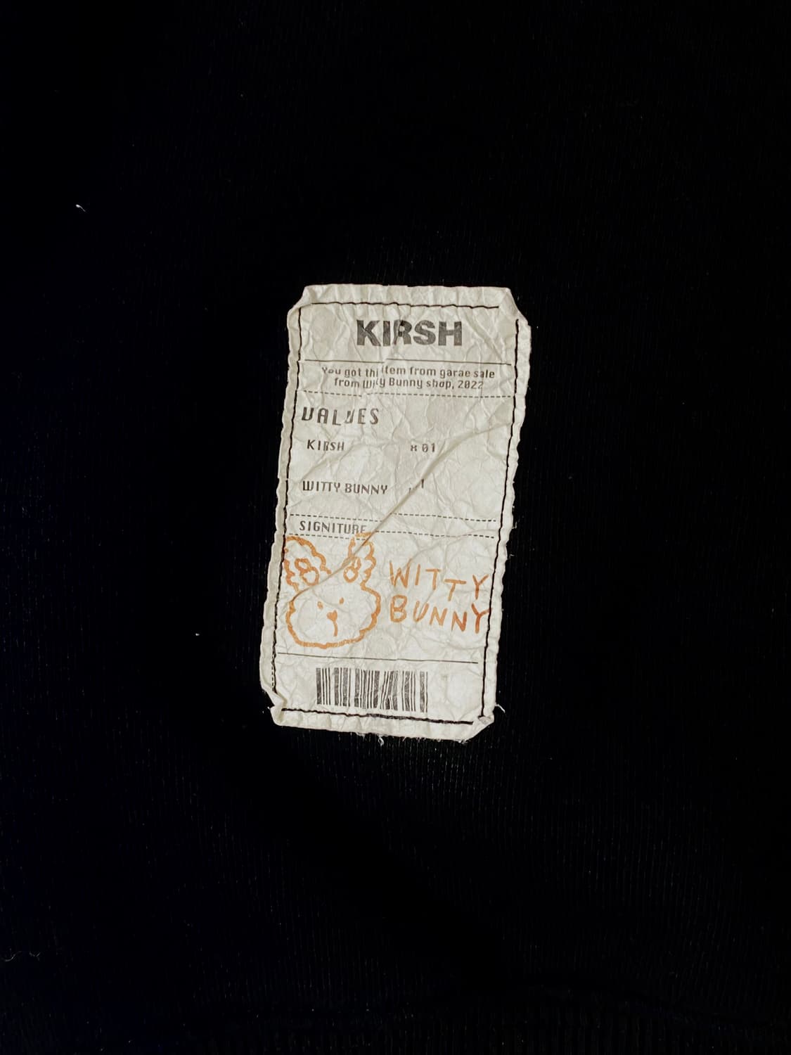 키르시 블랙 후드집업 상품이미지3