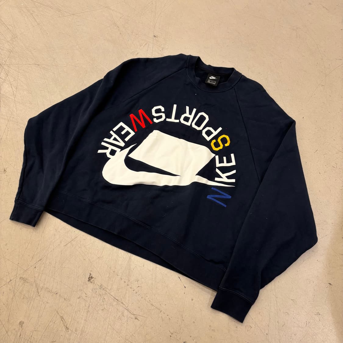 나이키 nsw 빅로고 네이비 맨투맨 상품이미지1