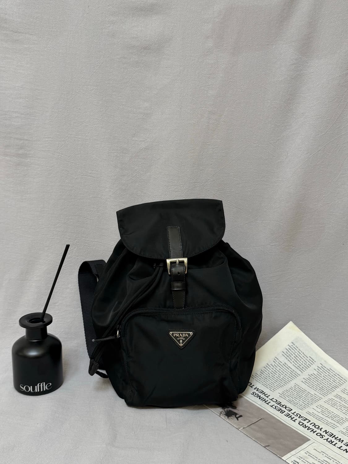 프라다 원포켓 포코노 테수토 나일론 백팩 스몰 상품이미지6