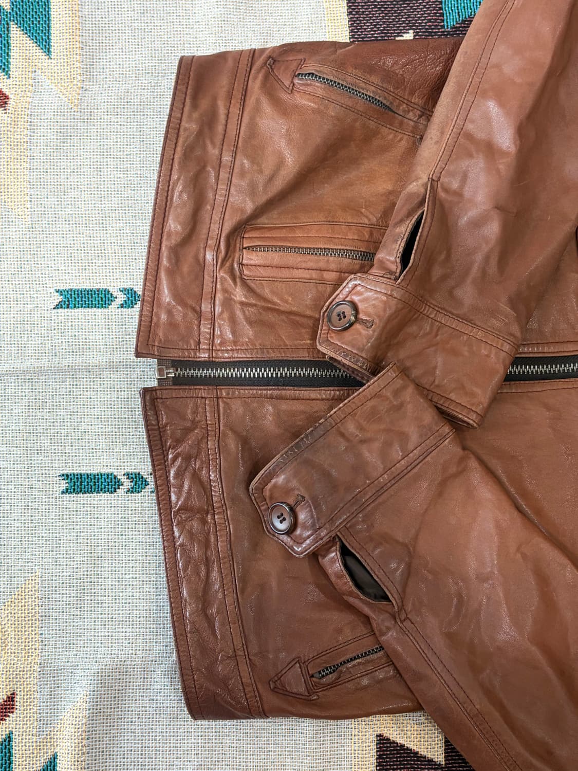 이태리 양가죽 바이커 라이더 자켓 상품이미지5