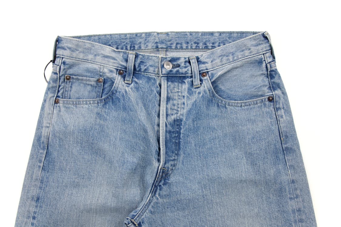 (새상품)A.PRESSE 워시드 데님 팬츠 인디고 상품이미지2