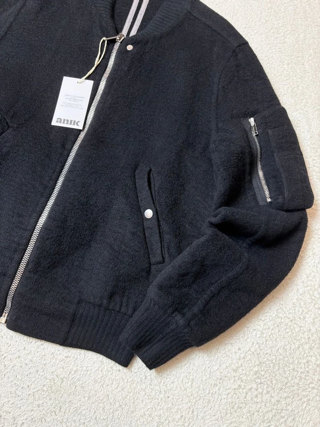 릭오웬스 17FW 캐시미어 블루종 자켓 PN6618 상품이미지4