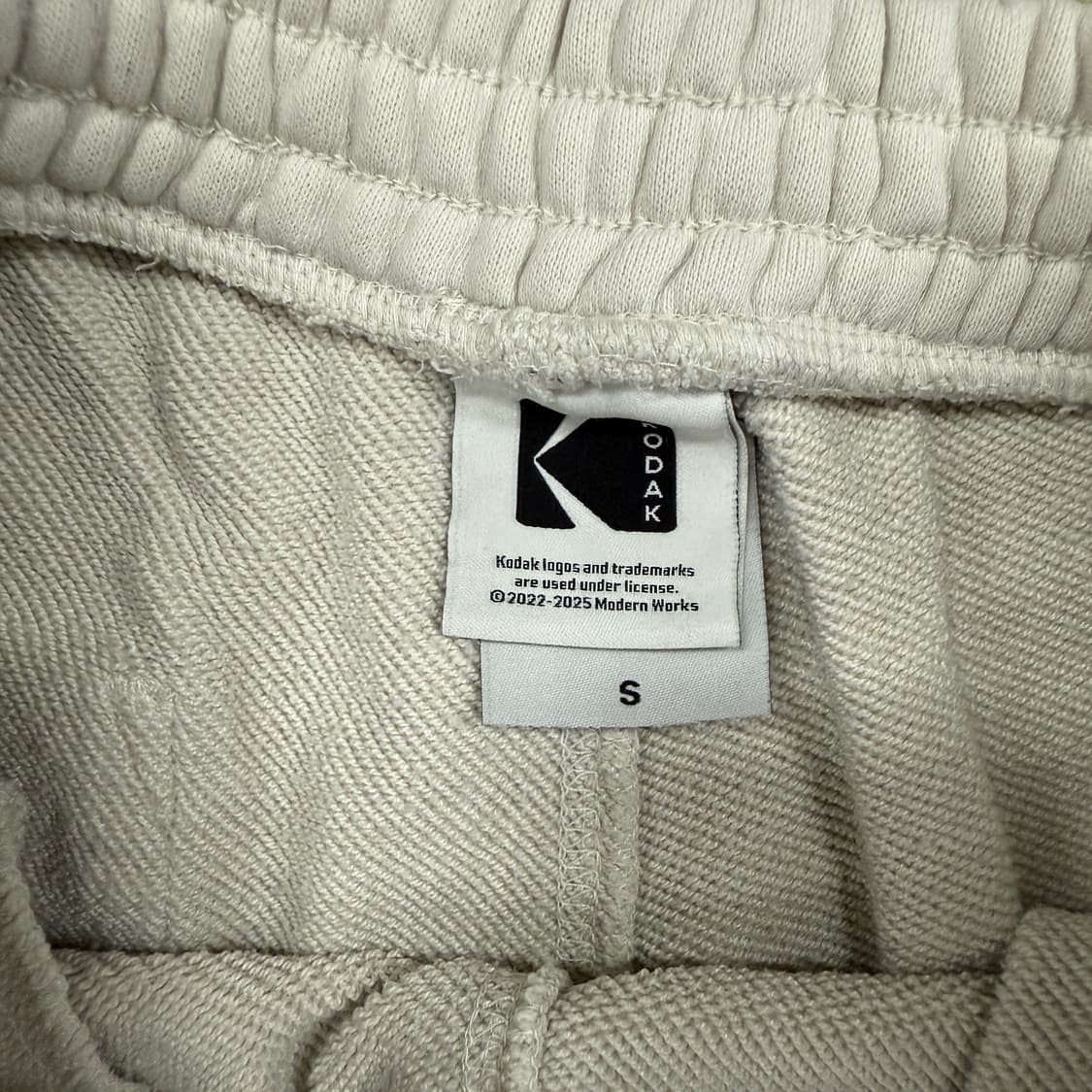 (S)코닥 KODAK 코튼 조거팬츠(아이보리) 상품이미지2