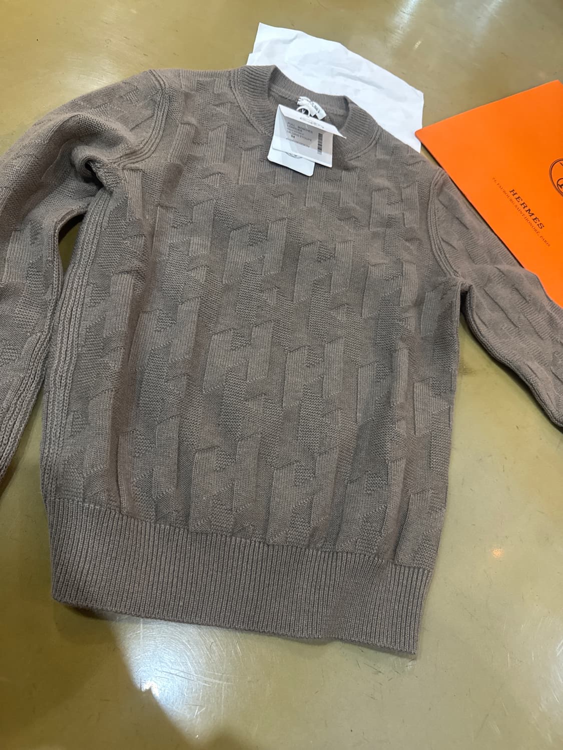 (새제품) 에르메스h아워 니트 스웨터 34 상품이미지1