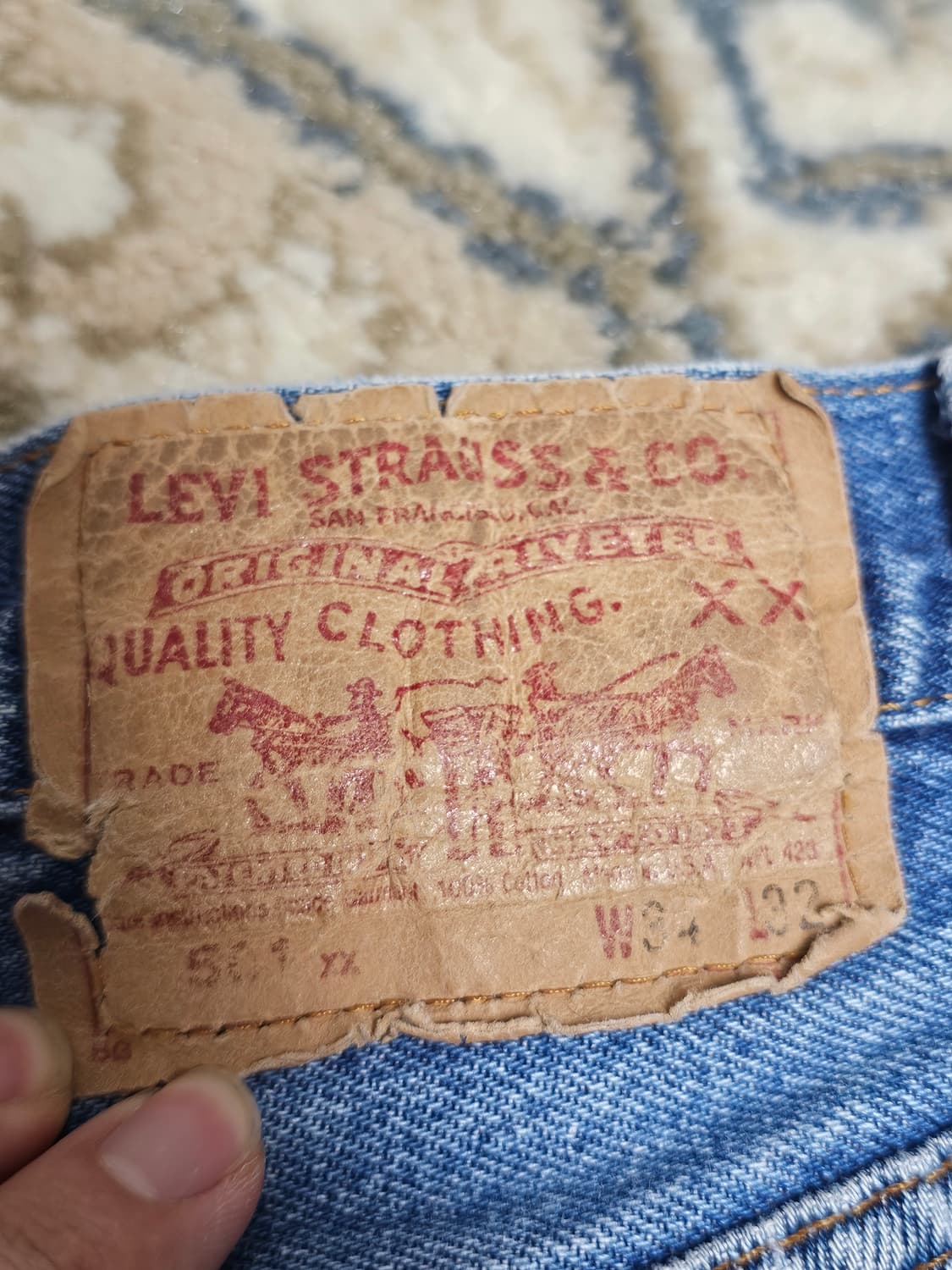 90s 리바이스 501xx USA 데님 상품이미지7