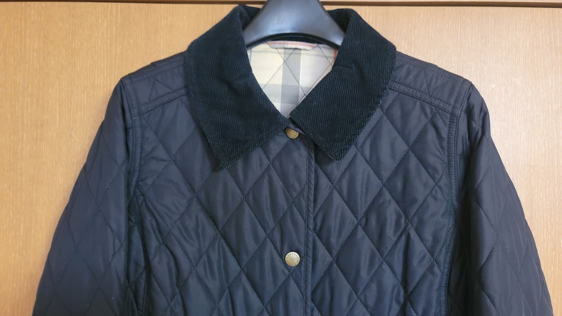 BARBOUR 바버 | 여성 네이비 Annandale 퀼팅 자켓 상품이미지4