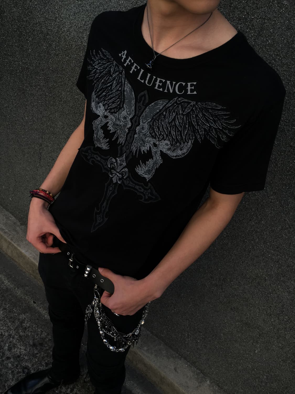 Affluence skull T-shirt 상품이미지1