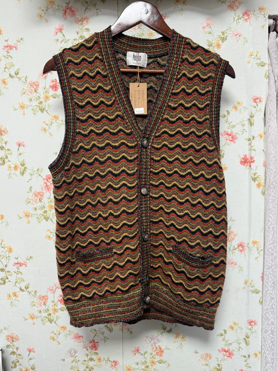 물결 니트 베스트 상품이미지1