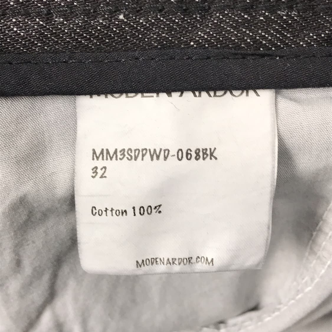 모덴아르더 뉴트로 투턱 데님 청바지 팬츠 남성32 상품이미지8