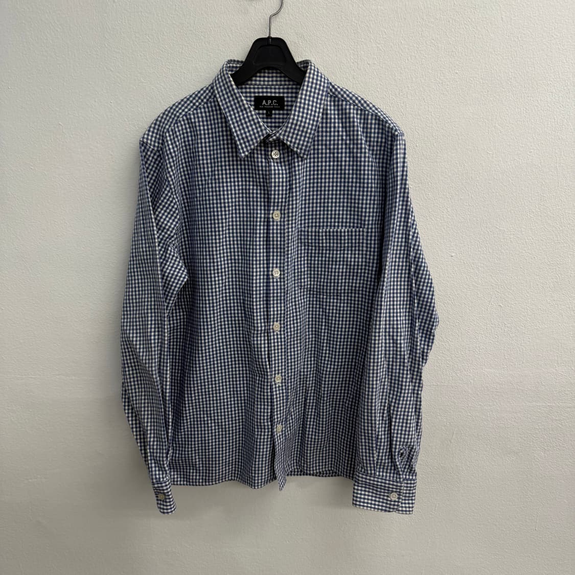 아페쎄 a.p.c Rue madame paris 코튼 셔츠 L 상품이미지1