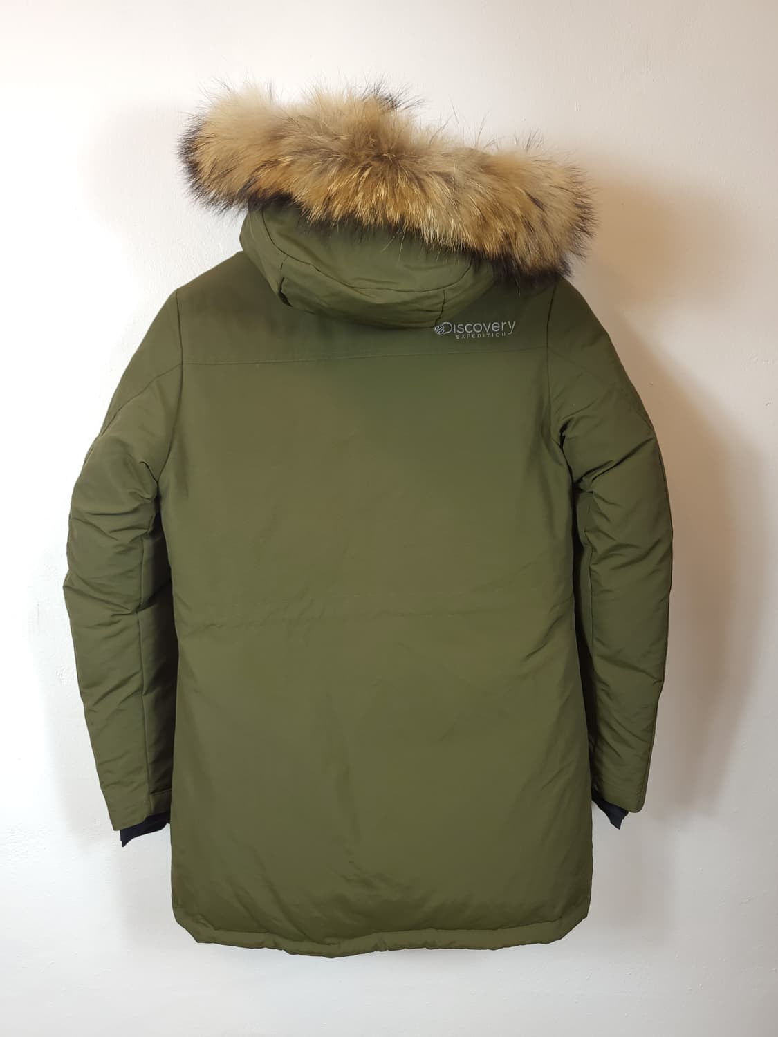 디스커버리 매장정품 다운패딩 카키 90 S 새제품급 상품이미지5
