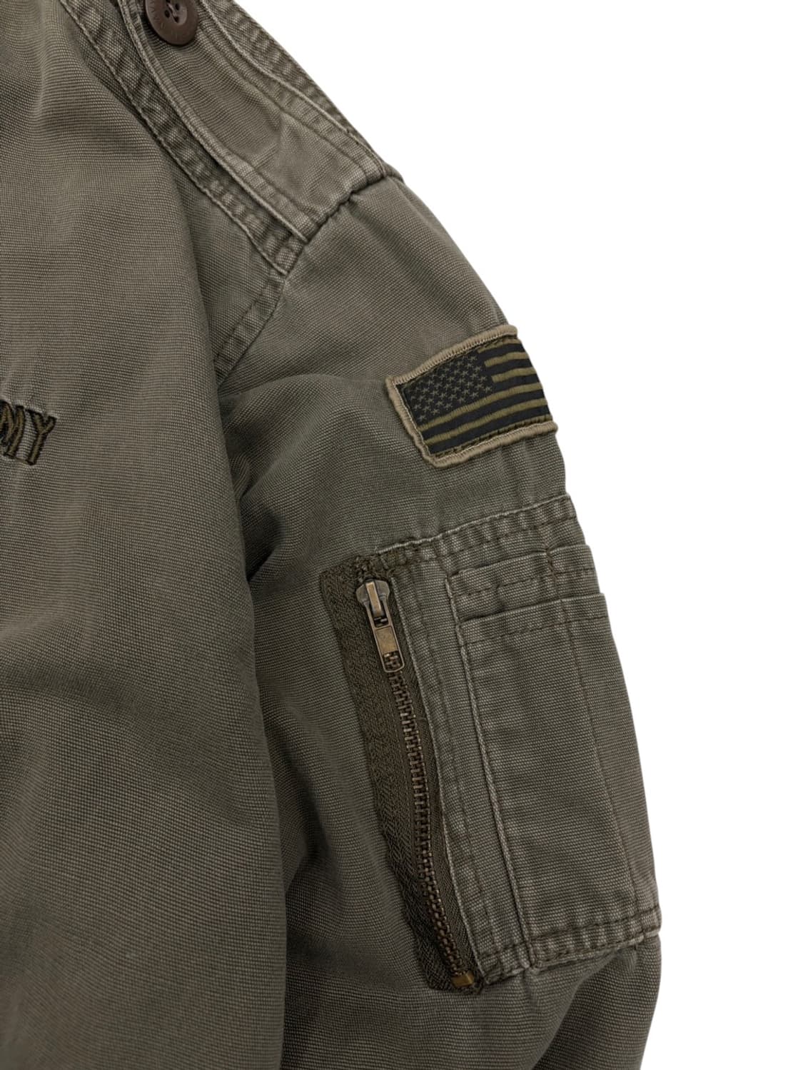 US NAVY 미군 밀리터리 자켓 카키 (2XL) 상품이미지5