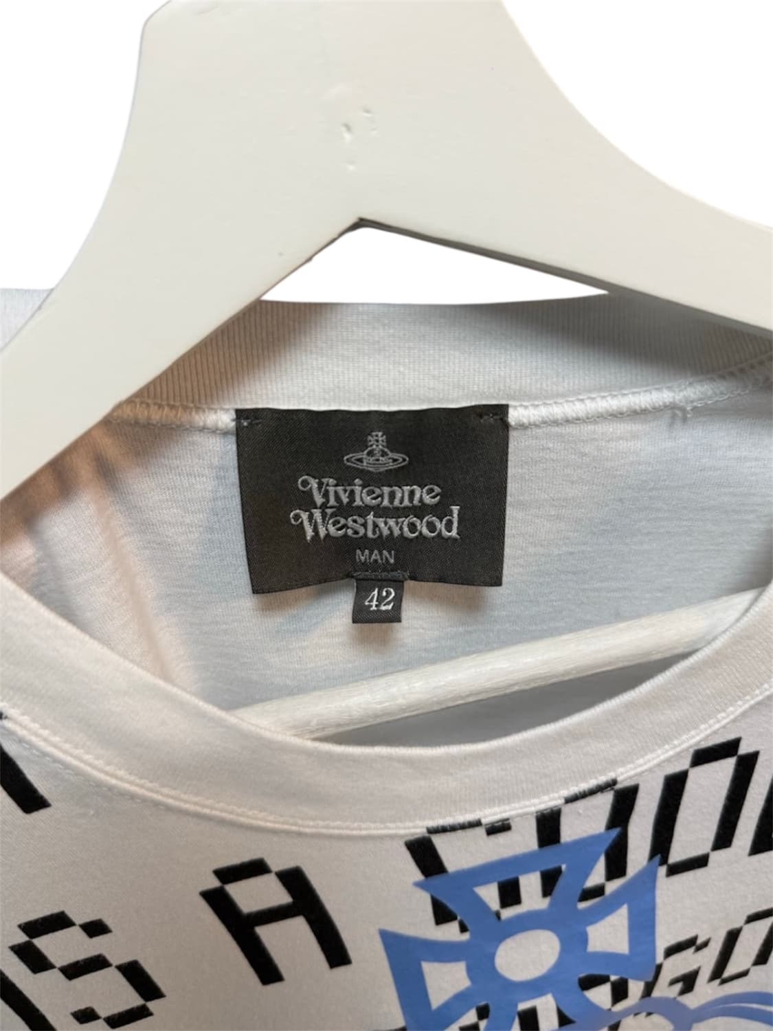 비비안웨스트우드 orb 레터링 티셔츠 상품이미지3