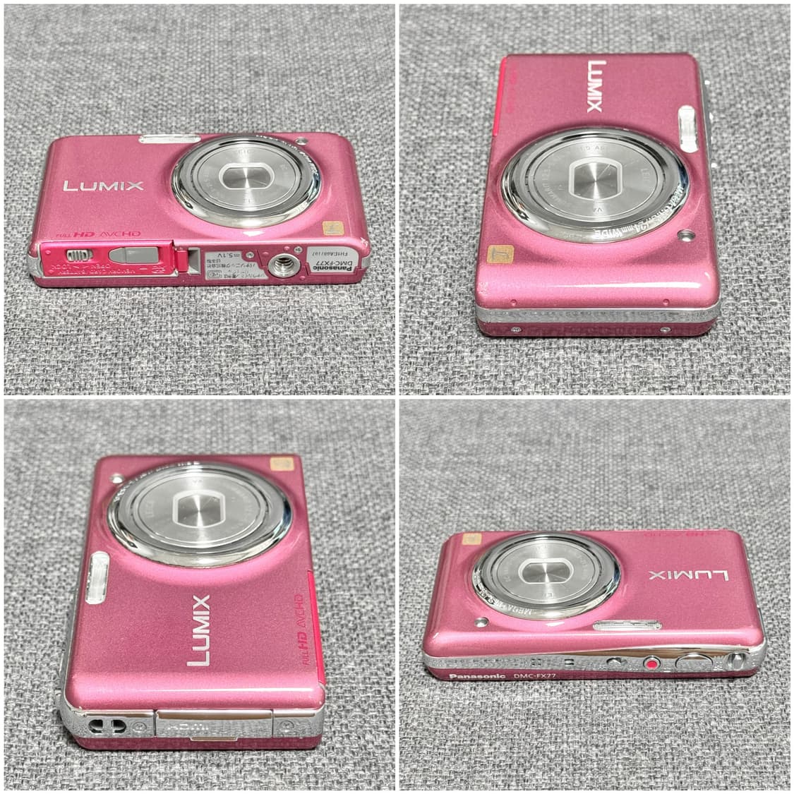파나소닉 루믹스 DMC-FX77 핑크 빈티지디카 상품이미지3