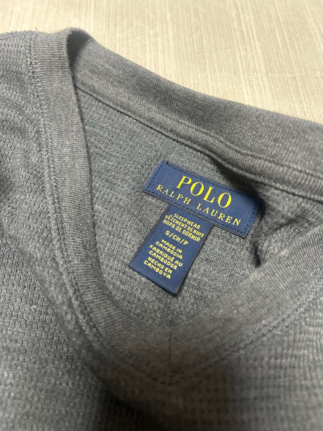 폴로랄프로렌 브이넥 와플슬리브 상품이미지2