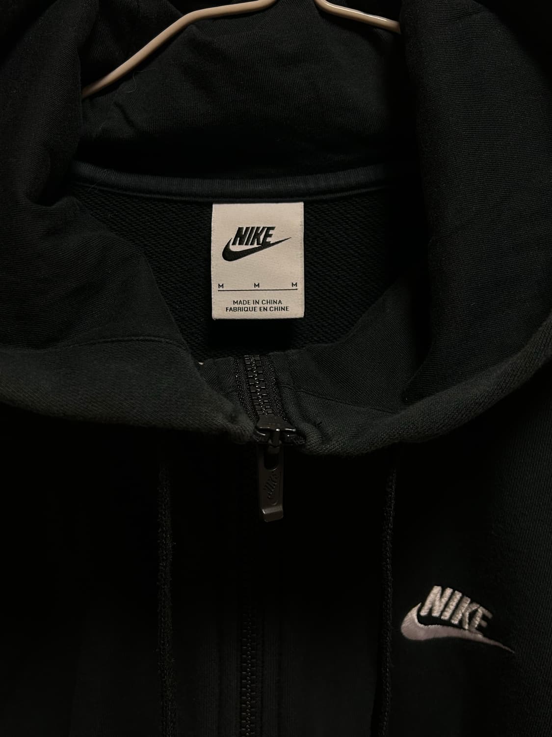 나이키 후드집업 블랙 M 상품이미지2