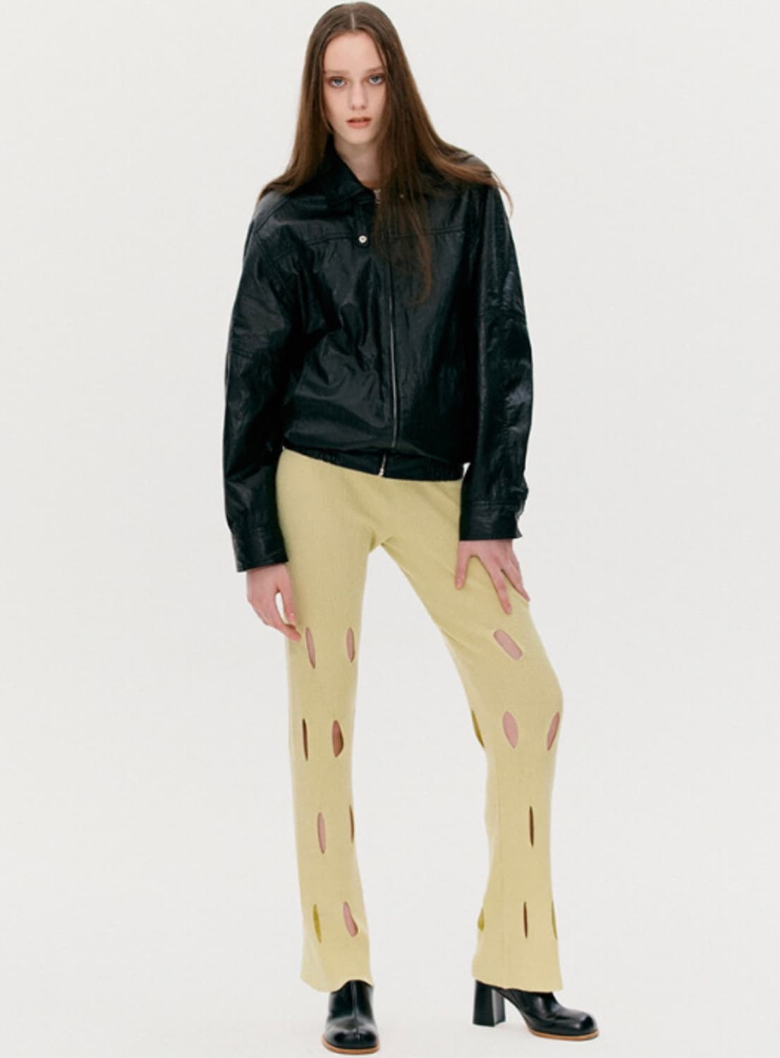 더오픈프로덕트 레더 봄버 자켓 상품이미지2