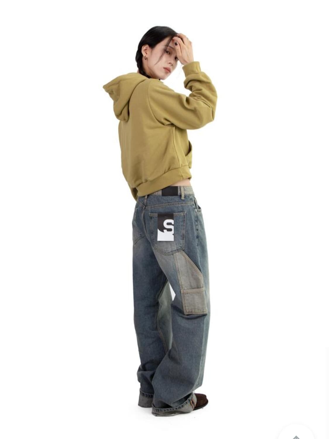 릿킴 ONLINE CROPPED HOODIE 온라인 크롭 후드티 상품이미지3