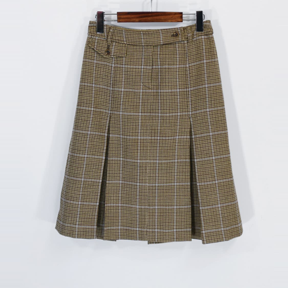Michael Kors 체크플리츠울스커트 상품이미지1