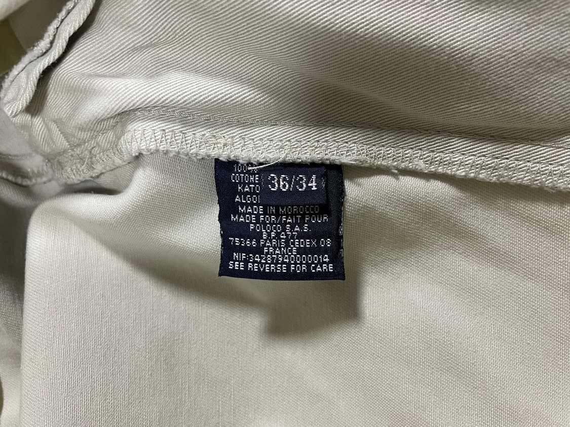 35~36) 90's 폴로 랄프로렌 투턱 클래식 치노팬츠 상품이미지4