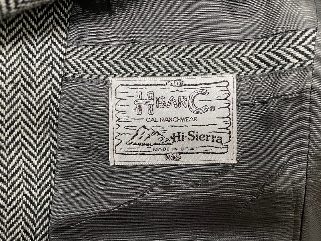 100) 60's HbarC 헤링본 울 웨스턴자켓(데드스탁)RRL&LVC 상품이미지3