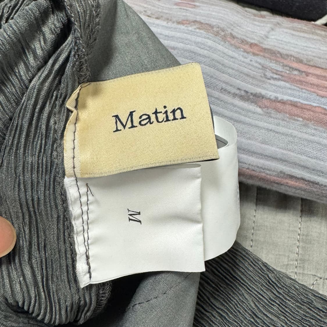 마뗑킴 플리츠 버뮤다팬츠 상품이미지4