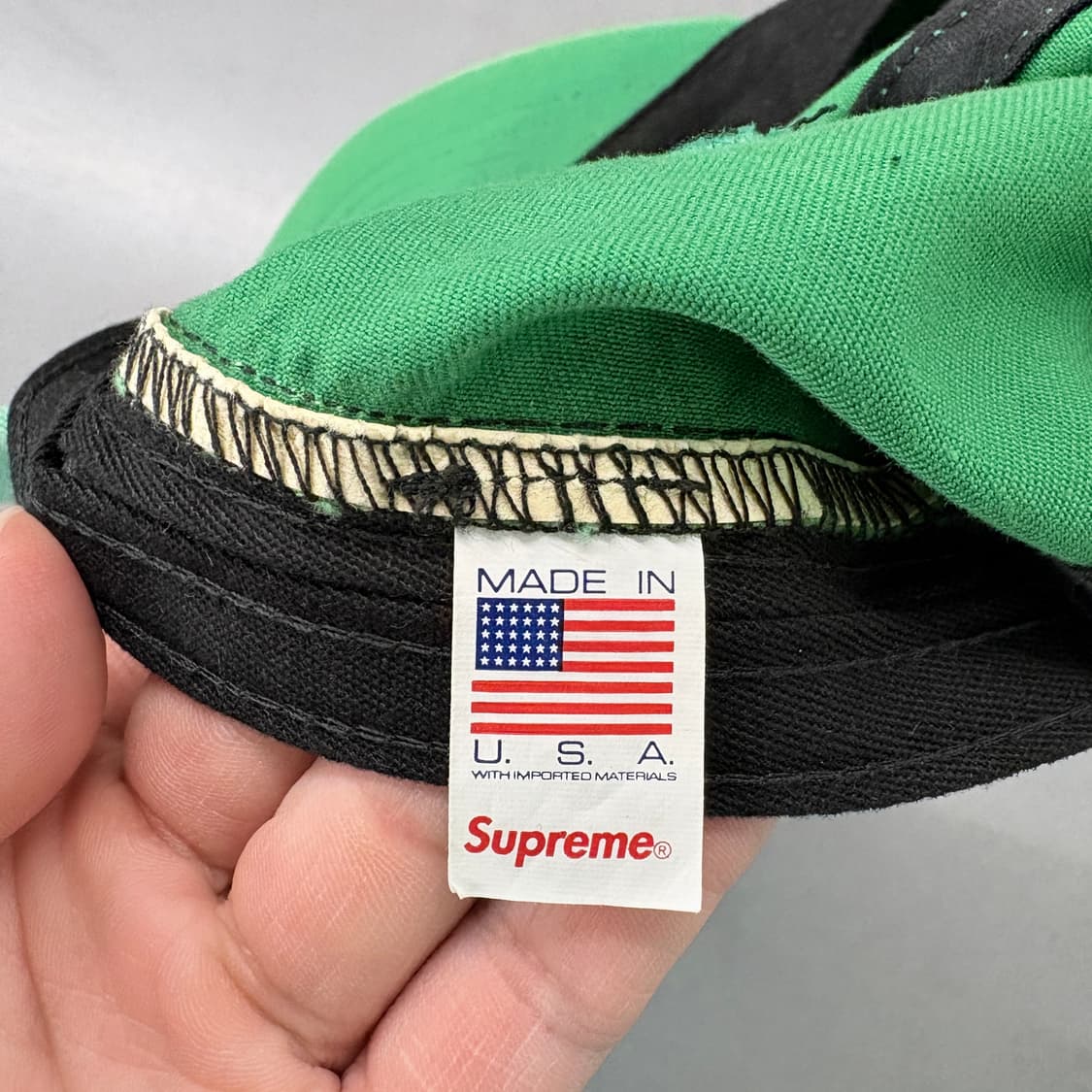 슈프림 캠프캡 그린 상품이미지4