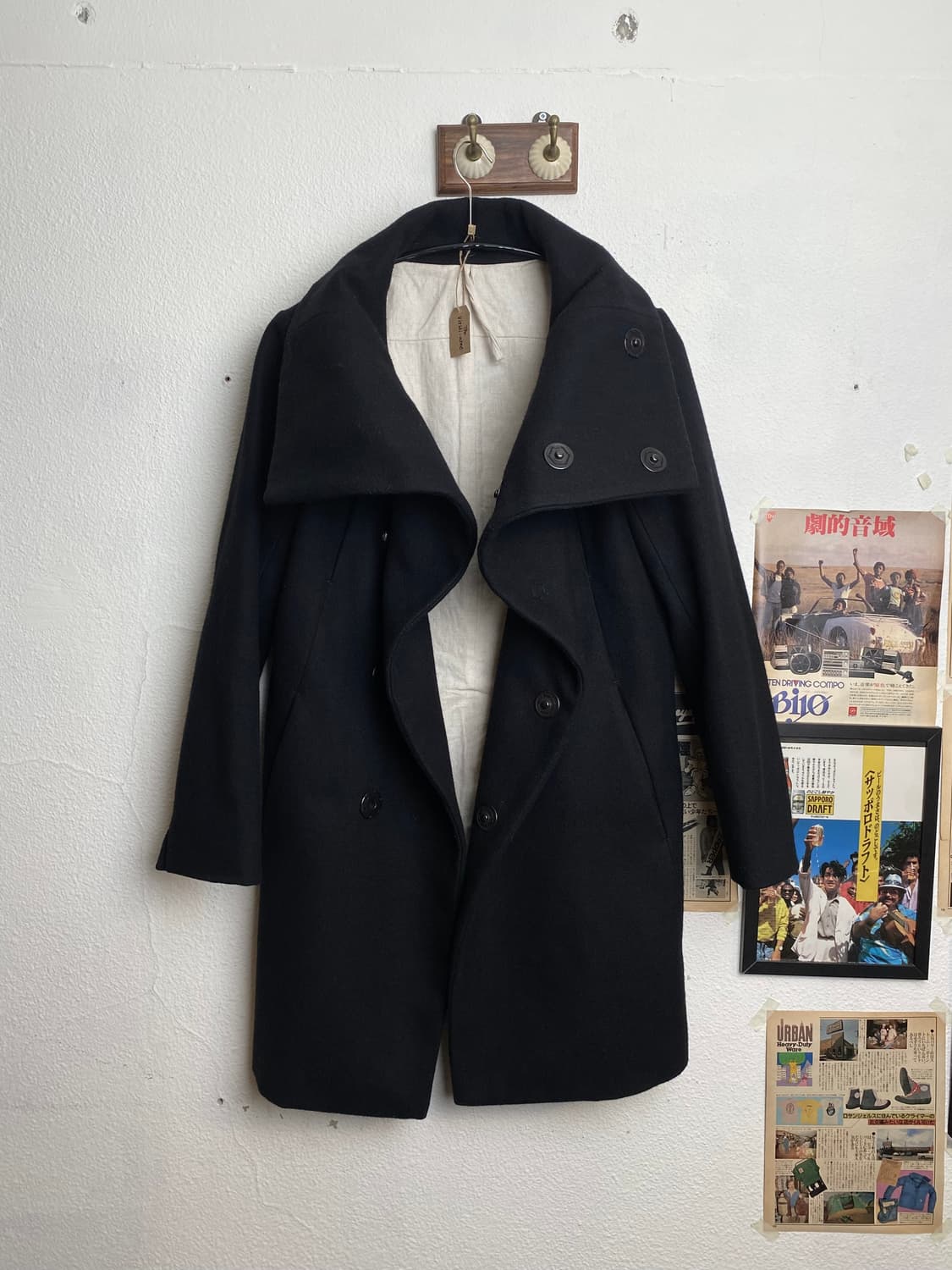 더 비리디안 하이넥 코트 상품이미지1