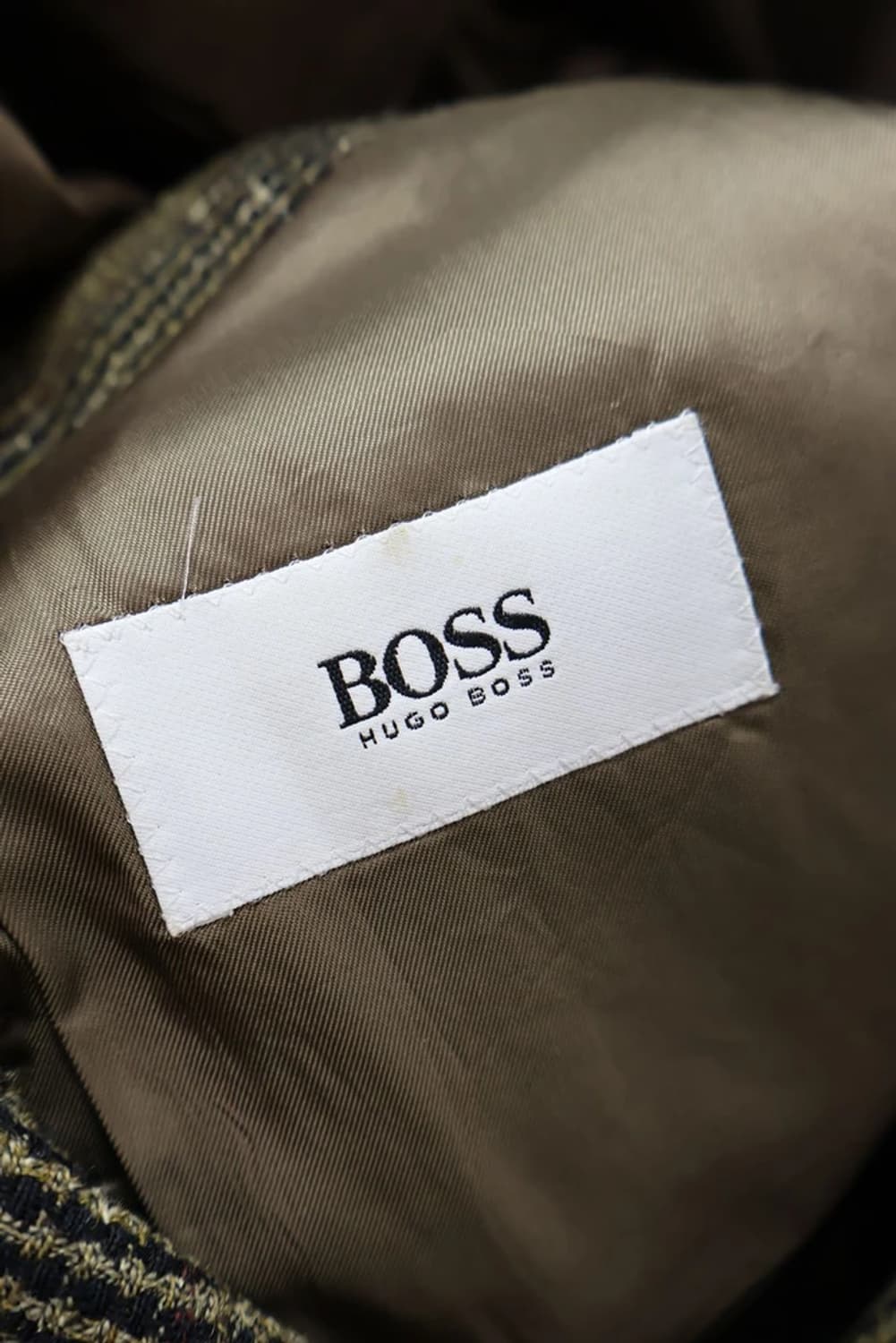 휴고보스 실크 울 체크 블레이저 상품이미지6