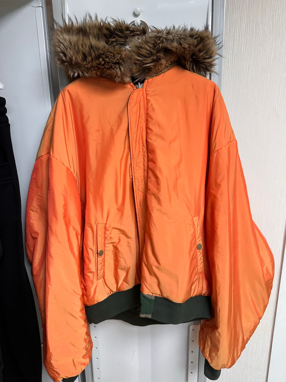 이지 시즌 5 카모 퍼 후드 봄버 자켓 상품이미지2