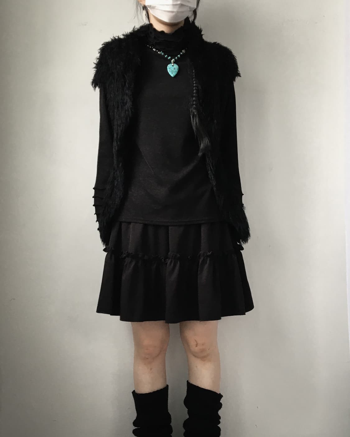 Fluffy open vest 상품이미지5