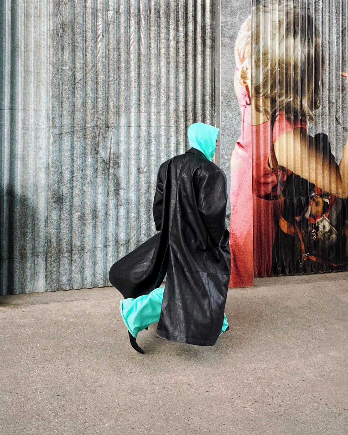 프로젝트지알 project gr 그레일즈  에코 레더 샘플 코트 상품이미지1