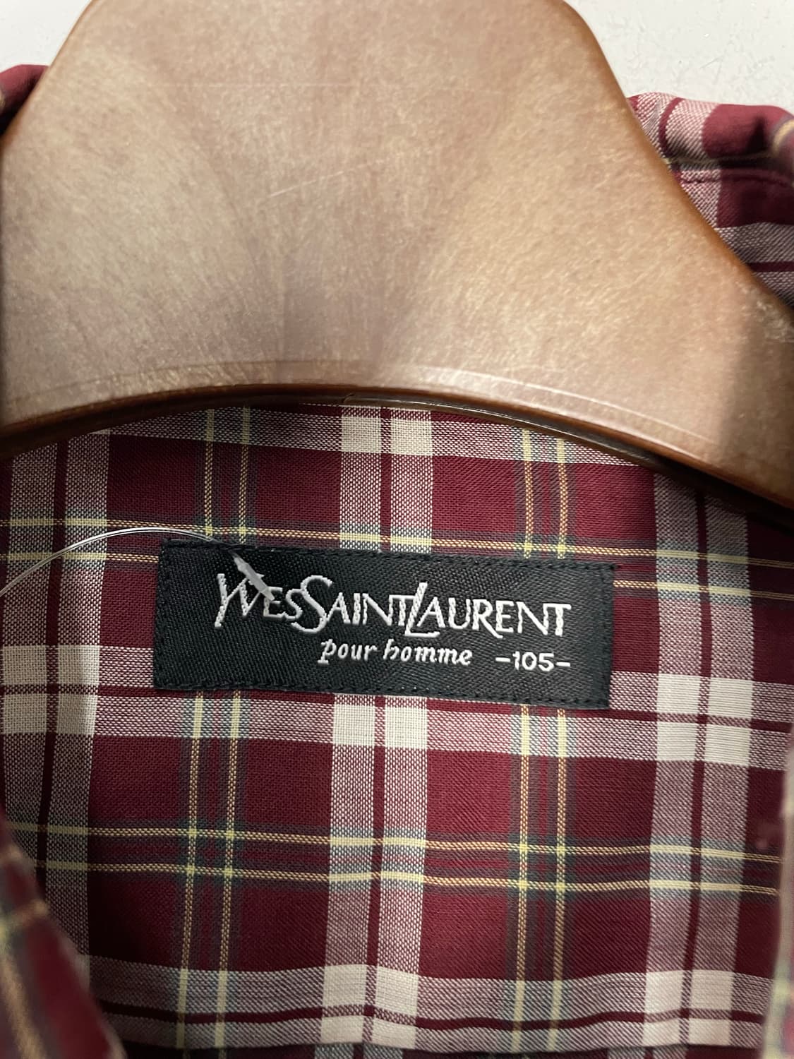 입생로랑 체크 셔츠 H2457 상품이미지4