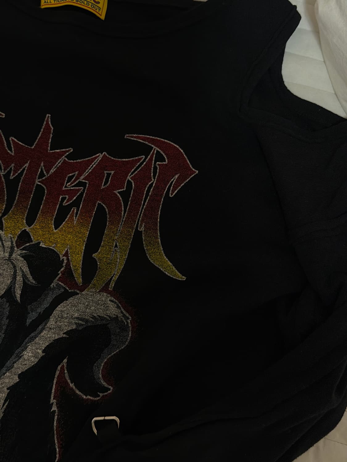 히스테릭글래머 메탈 스컹크 풀오버 블랙 상품이미지3