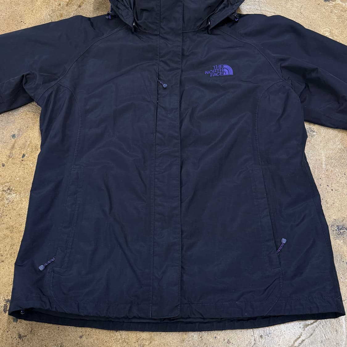 [정품/L] 노스페이스 블랙 바람막이 후드 자켓 b17 상품이미지3