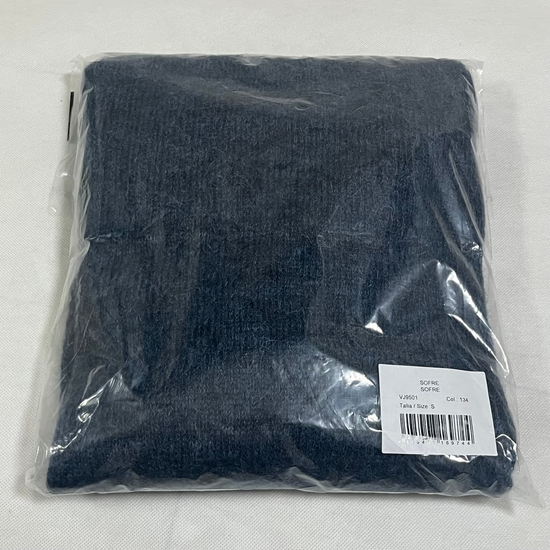 [S]팔로마울 Sofre 모헤어 오프숄더 니트/블루 상품이미지4