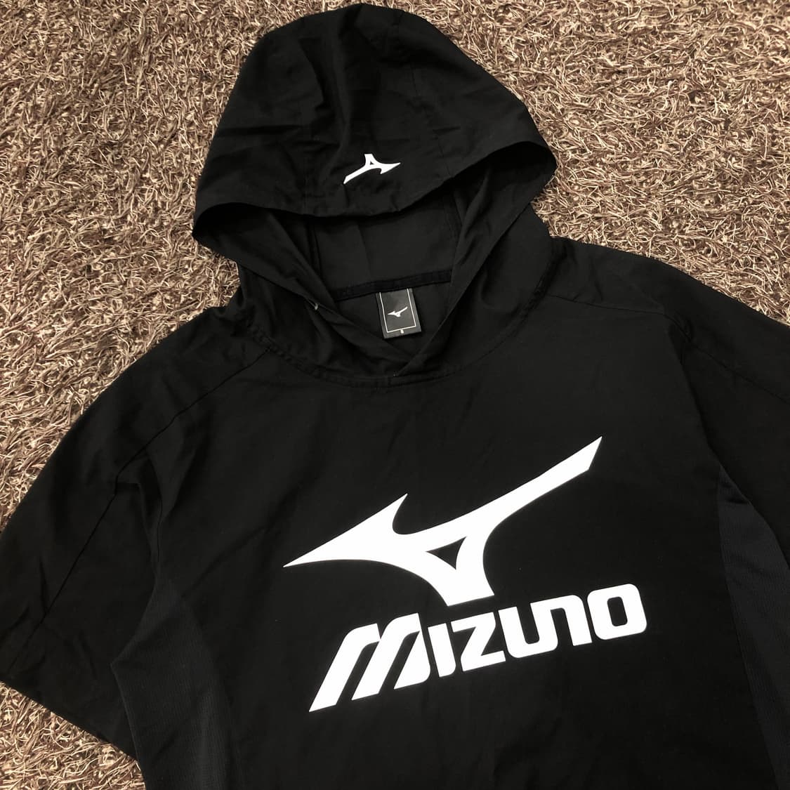 S 미즈노 기능성 후드 반팔 티셔츠 상품이미지2