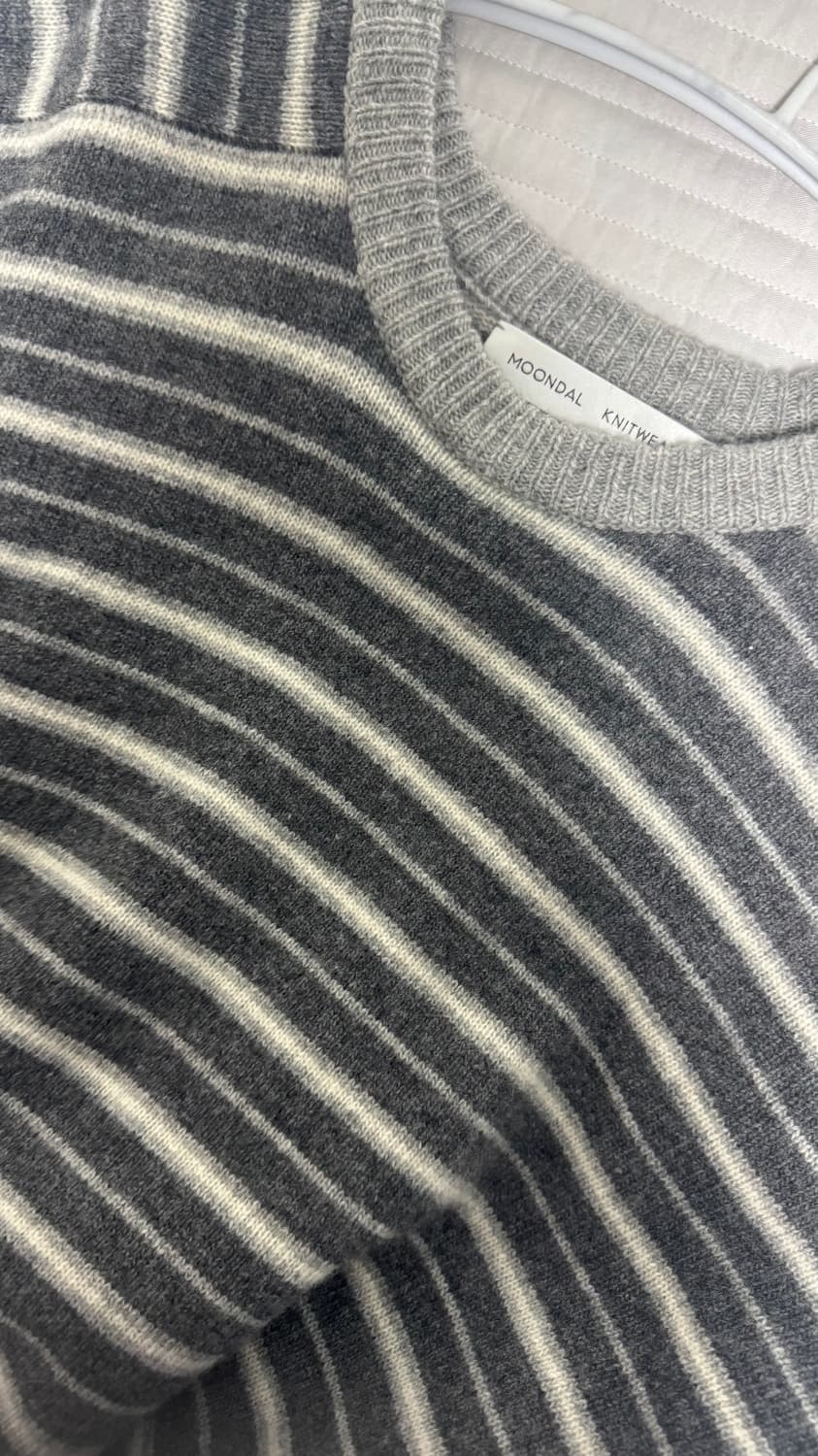 문달 Pencil stripe knit 사이즈 M 상품이미지4