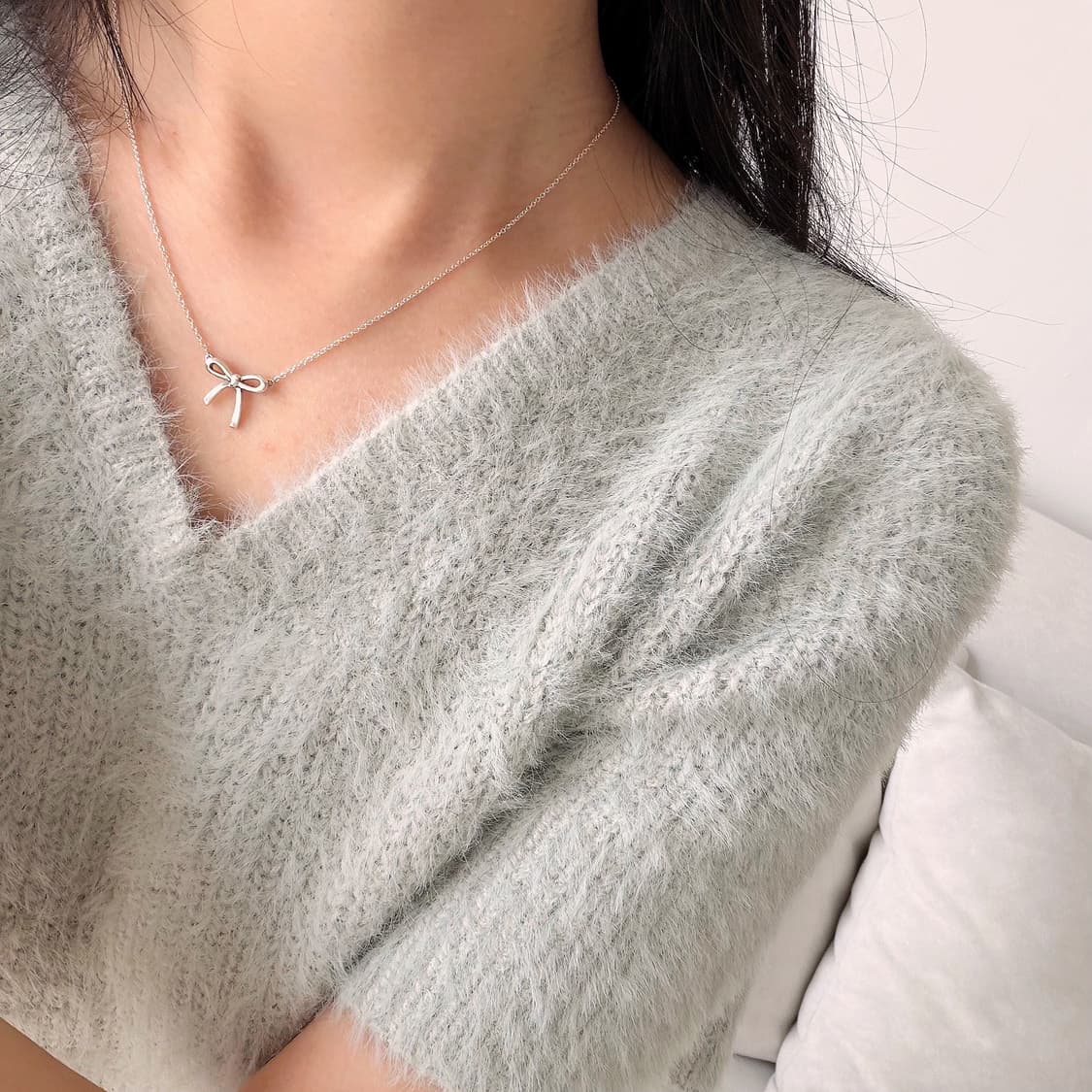 티파니 앤코 신슬기 리본 목걸이 상품이미지6
