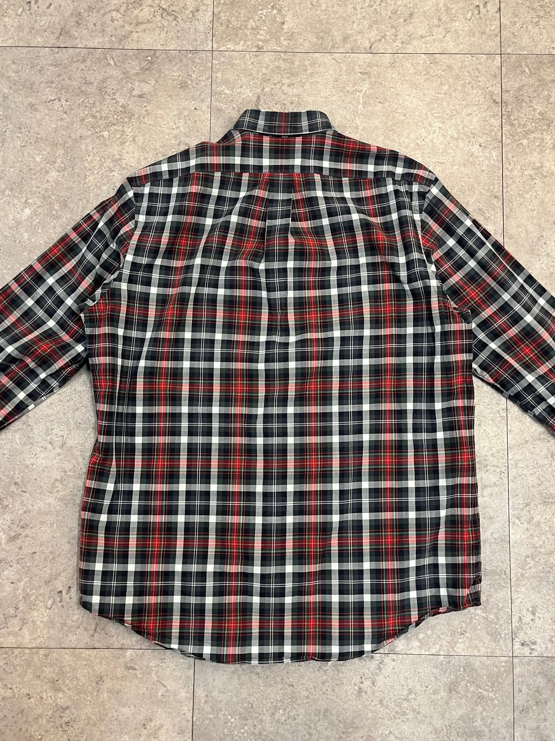 폴로 랄프로렌 체크 셔츠 블랙 L #csz3252 상품이미지7