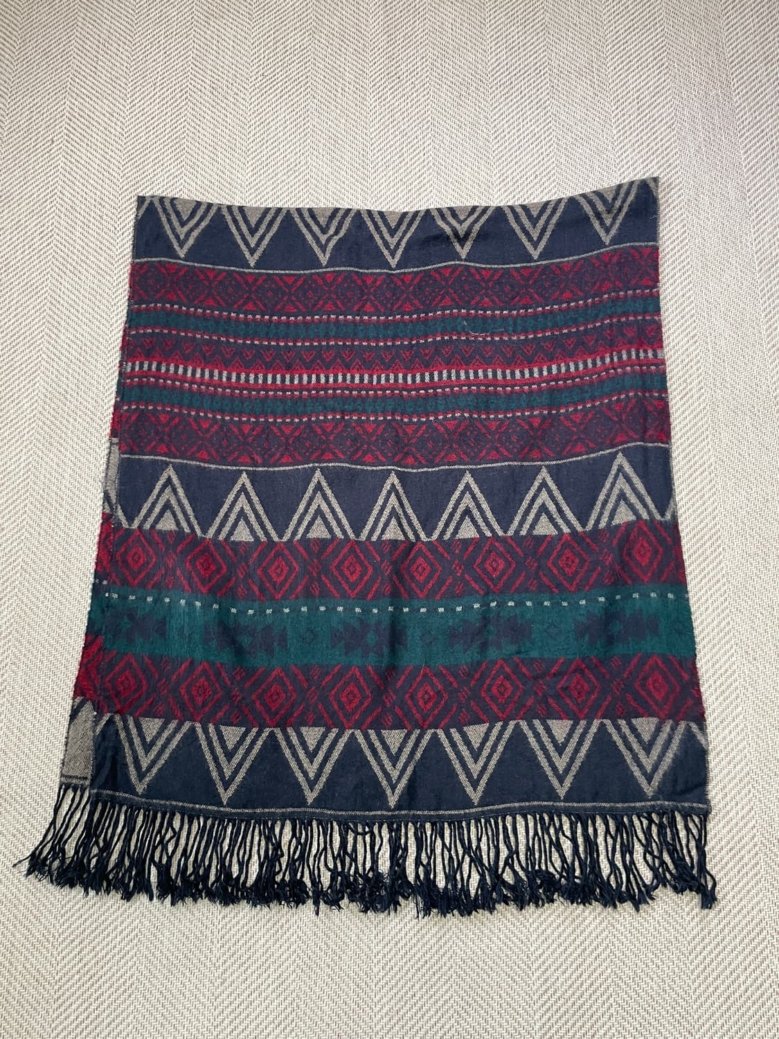 빈티지 네이티브 아메리칸 사우트웨스턴 리버시블 블랭킷  J03592 상품이미지4