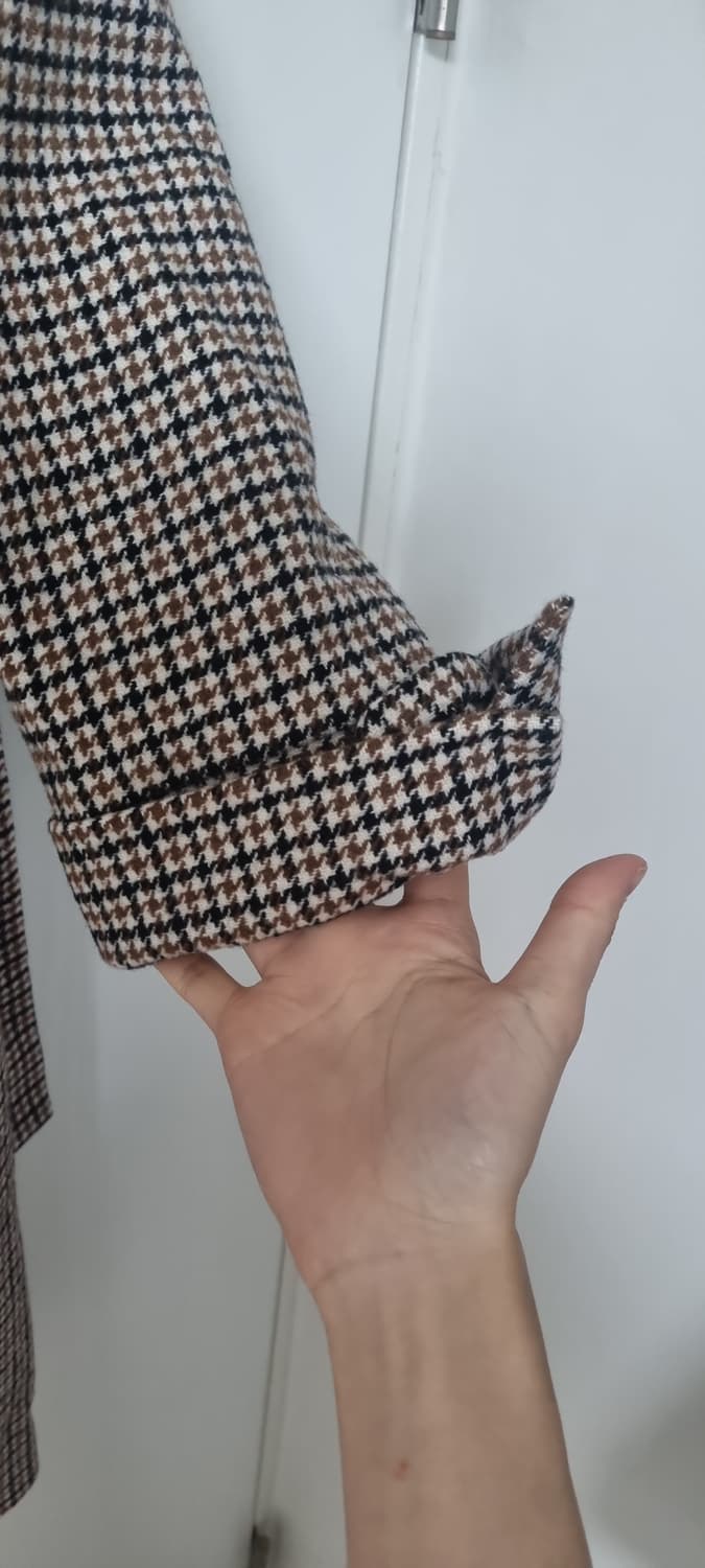 더오픈프로덕트 체크 롱 코트 상품이미지9