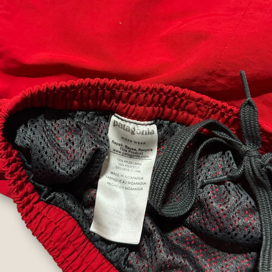 파타고니아 배기스 7인치 쇼츠 Red (S) 상품이미지4