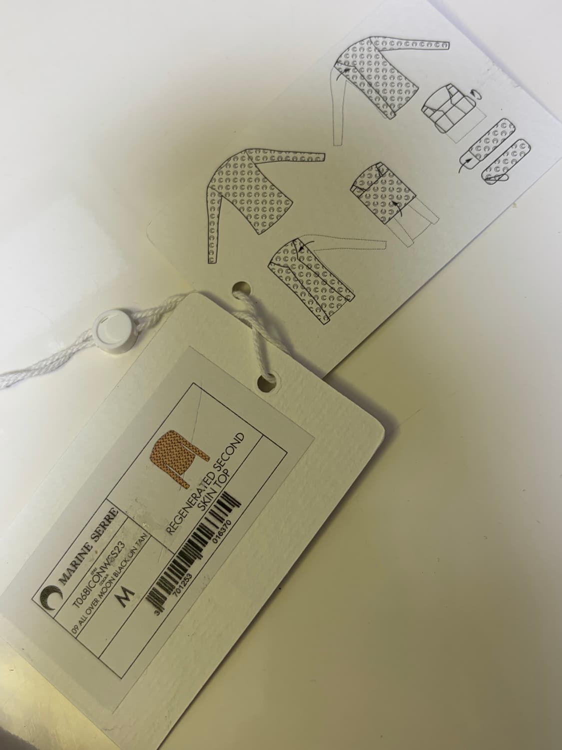 마린세르 리제너레이티드 올 오버 문 저지 세컨드 스킨 탑 상품이미지7