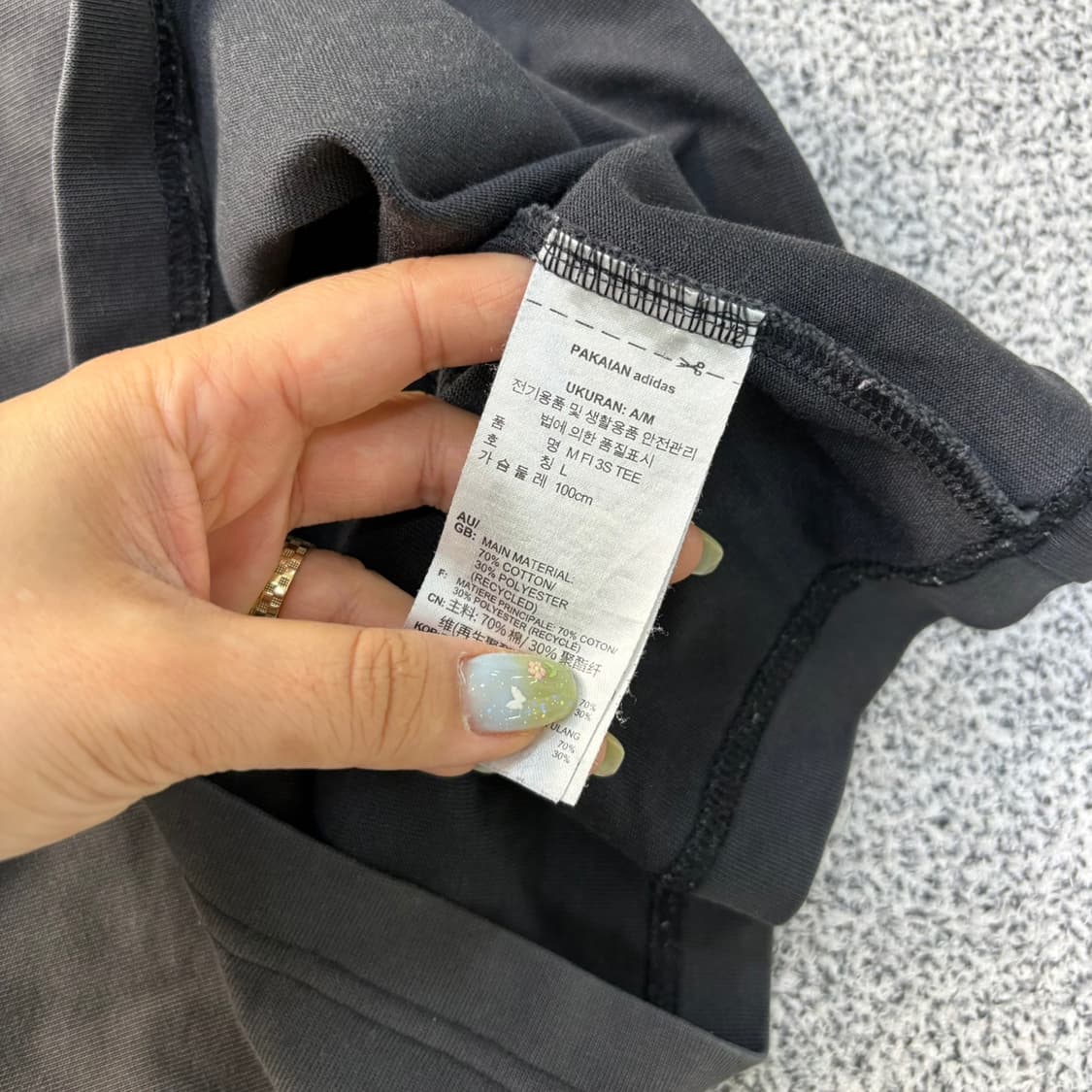 L 아디다스 반팔 티셔츠 0611J2 상품이미지6