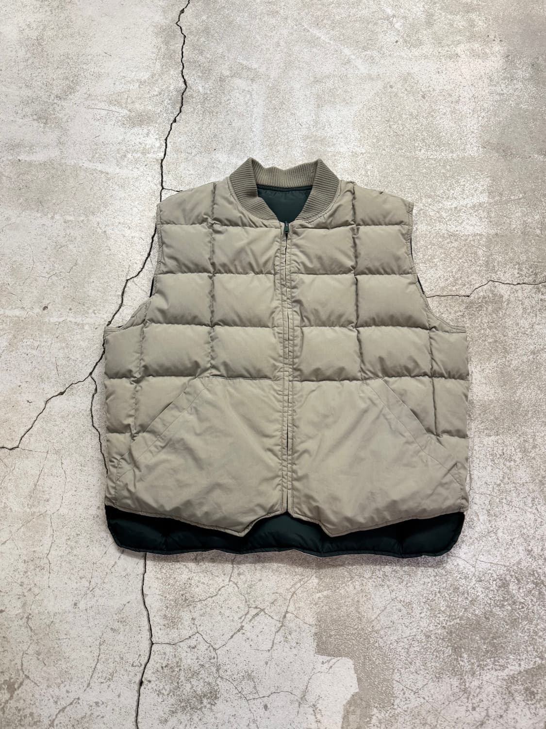 90s 에디바우어 리버서블 구스다운 베스트 상품이미지2