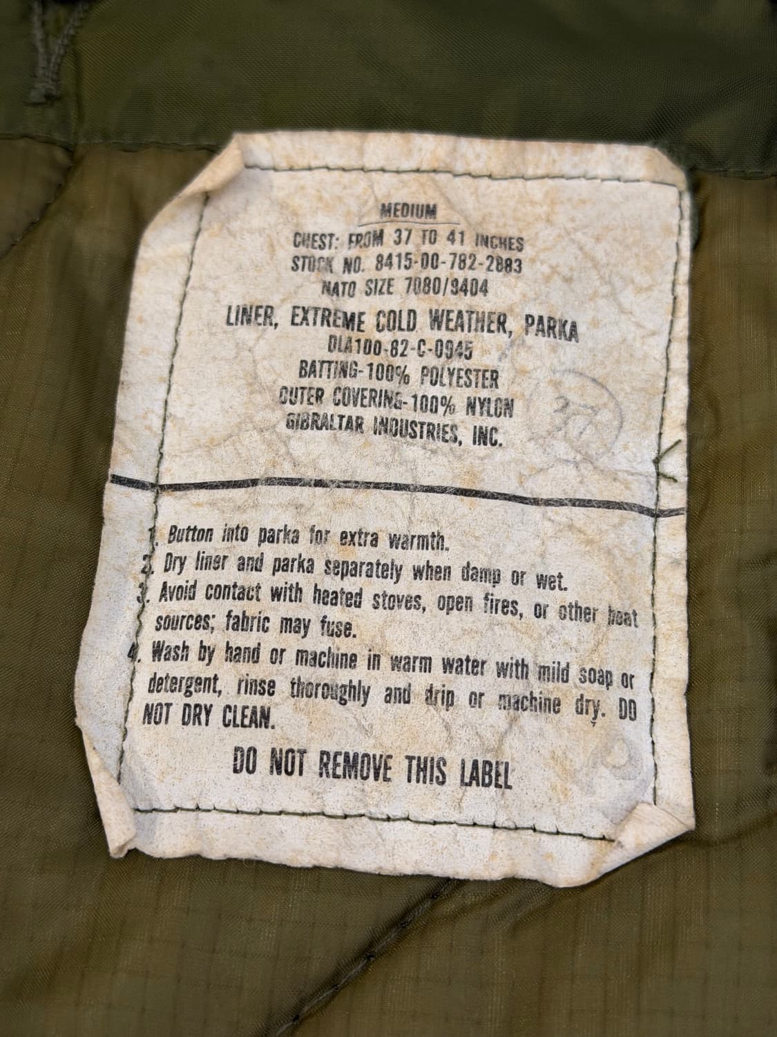 (풀구성) 70s OG 개파카 M65 피쉬테일 파카 상품이미지8