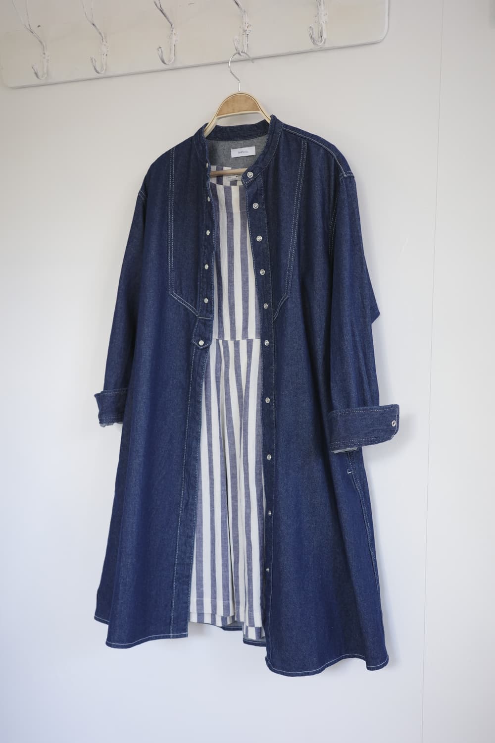 일본 빈티지 데님 롱  원피스 상품이미지2