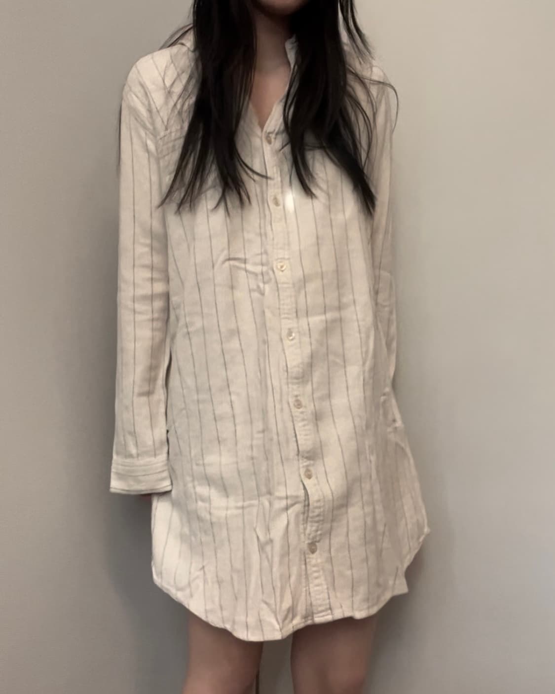 white+blue stripe shirts ops 상품이미지2